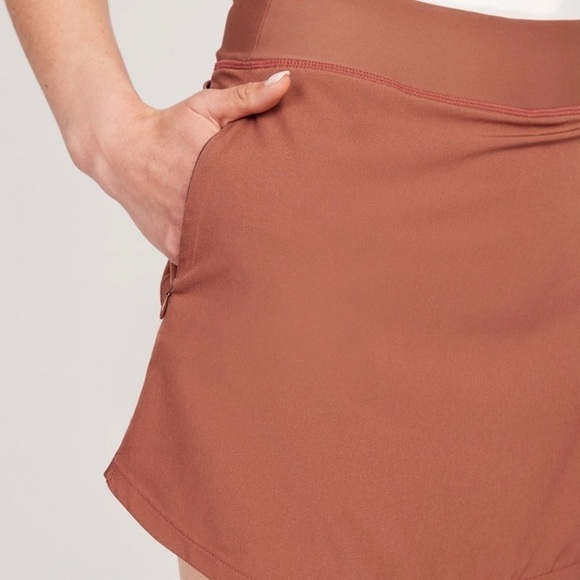 NWT OLD NAVY High-Waisted StretchTech Skort Color: Apple Cinnamon 3x - Picture 6 of 6